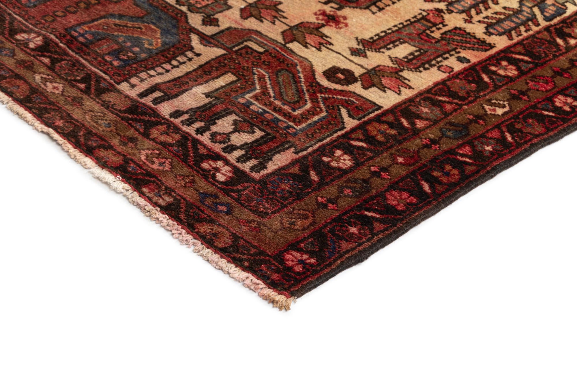 4' 3 x 9' 1 Hamedan Wool Runner Rug