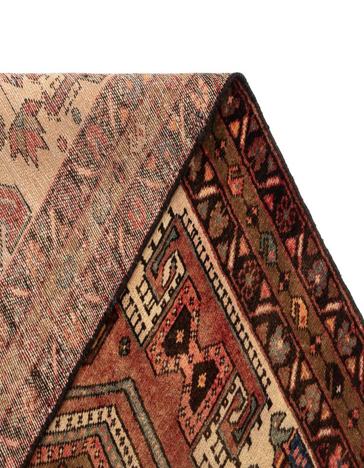 Detail image of 4' 3 x 9' 1 Hamedan Wool Runner Rug