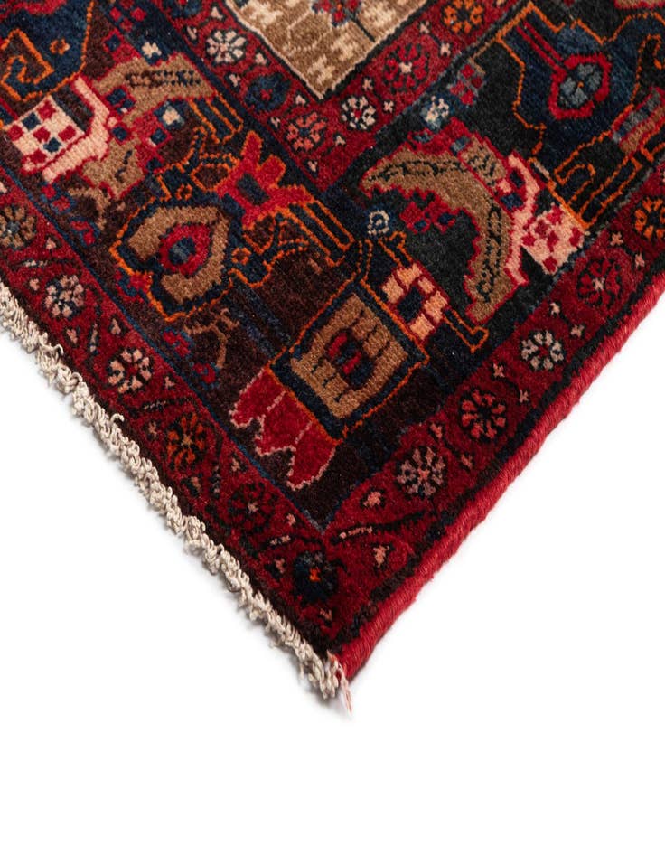 Detail image of 5' 4 x 14' 10 Hamedan Wool Runner Rug