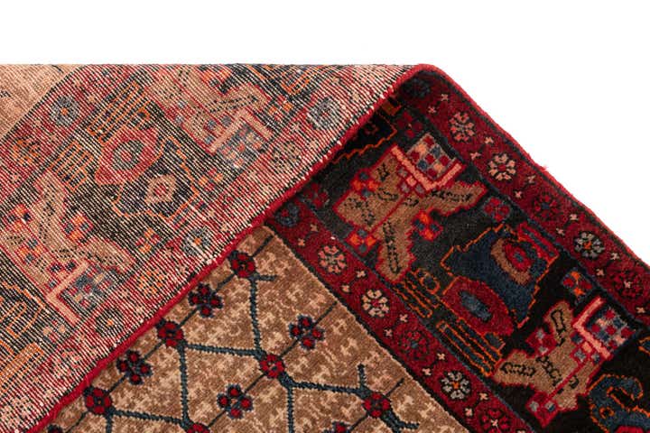 5' 4 x 14' 10 Hamedan Wool Runner Rug