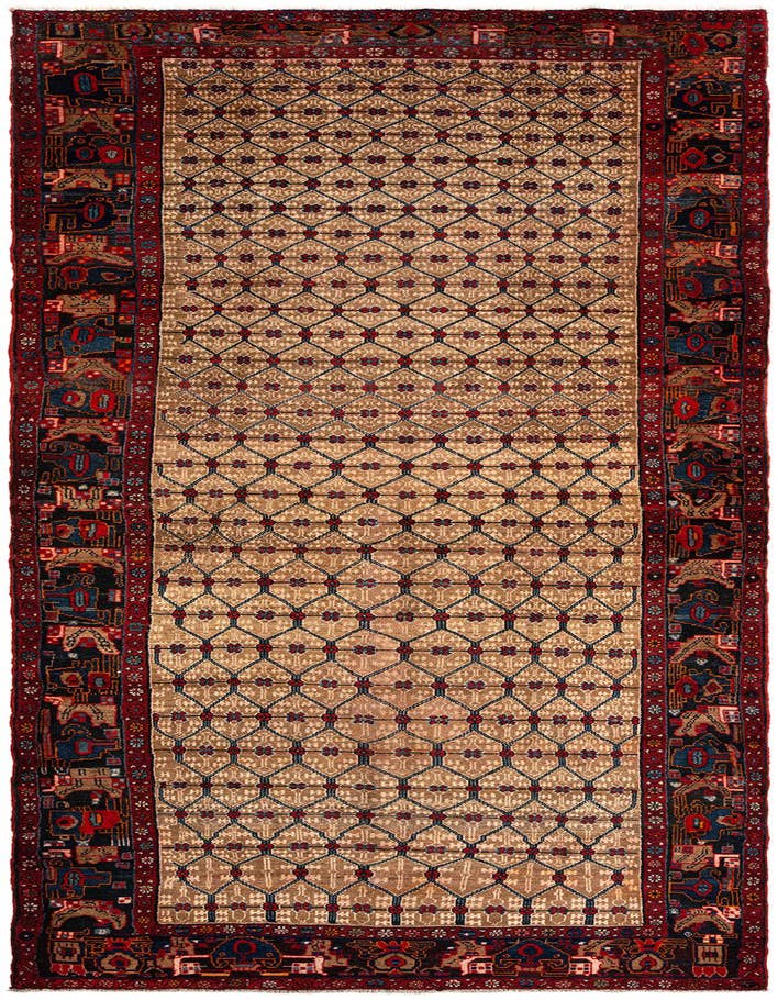 Detail image of 5' 4 x 14' 10 Hamedan Wool Runner Rug