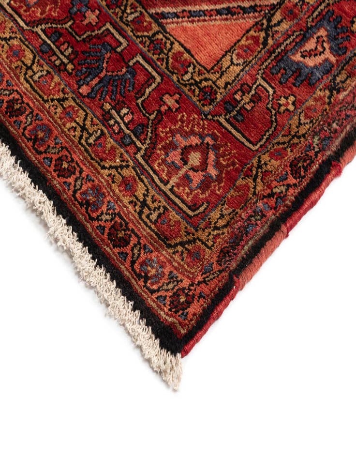 Detail image of 3' 8 x 10' 2 Hamedan Wool Runner Rug