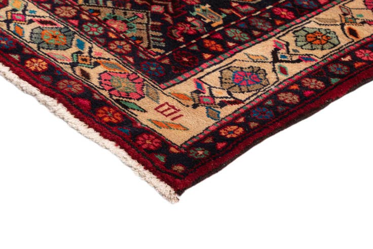 Detail image of 4' 11 x 9' 10 Hamedan Wool Runner Rug