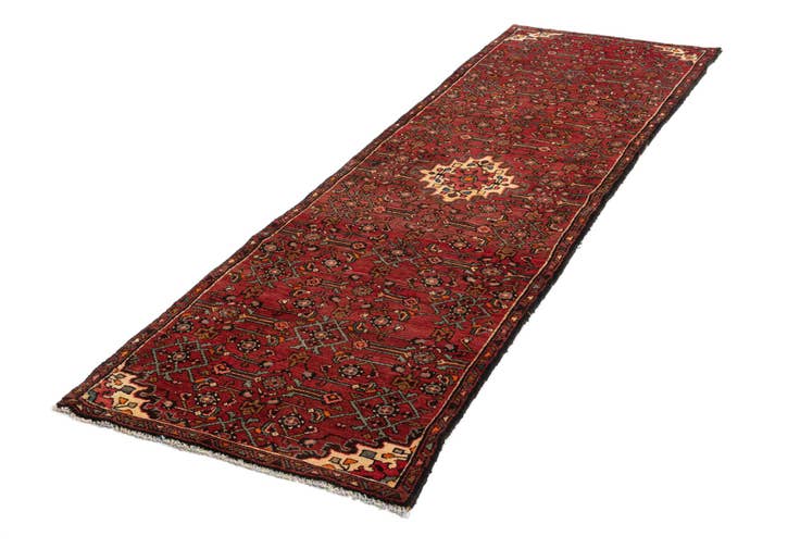 Detail image of 3' x 10' Hamedan Wool Runner Rug