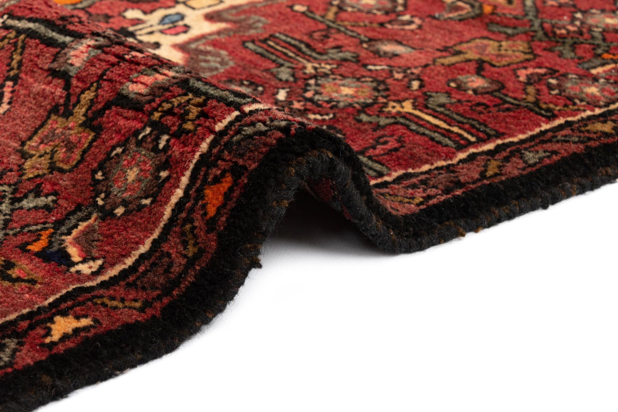 3' x 10' Hamedan Wool Runner Rug