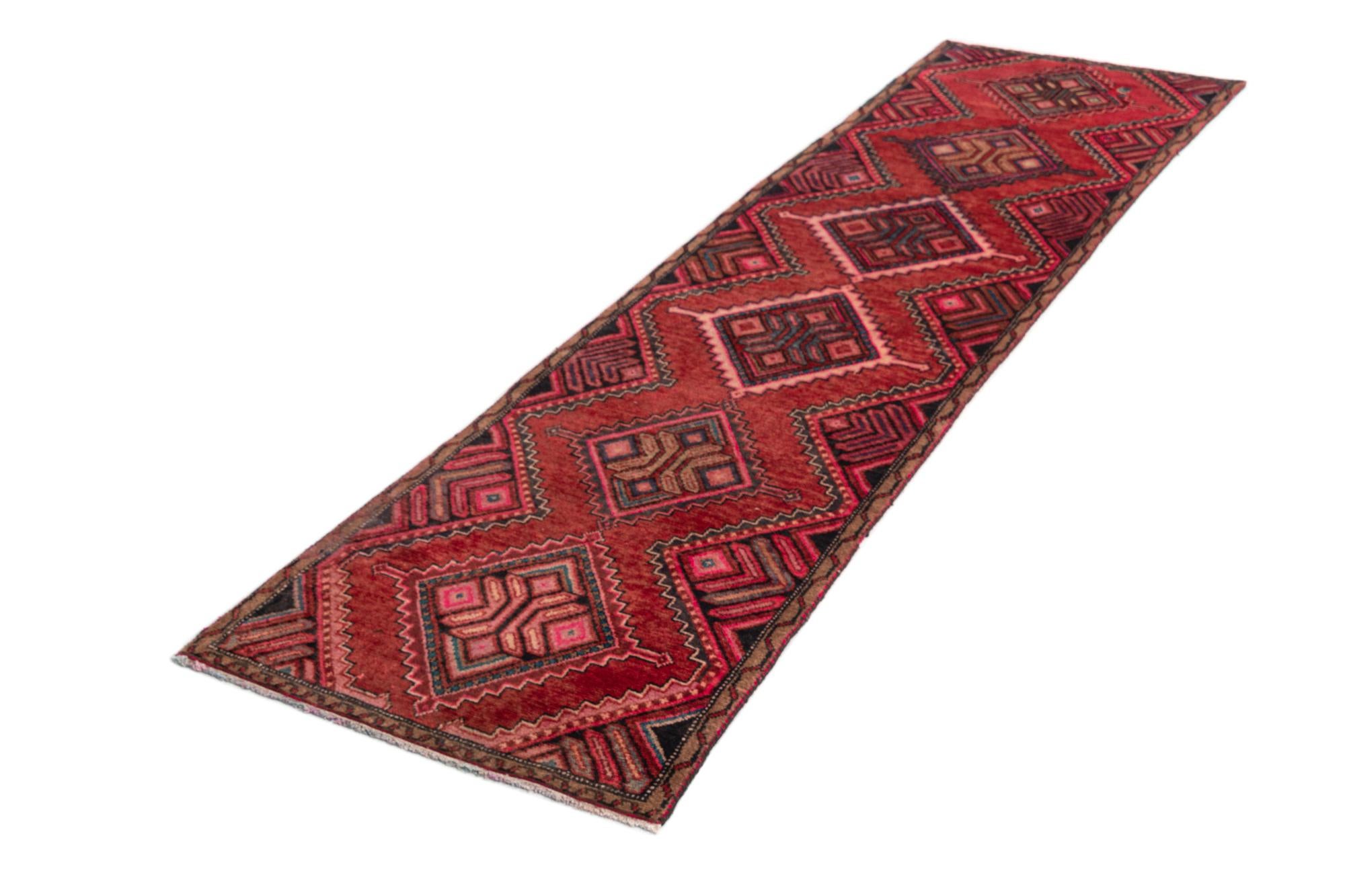 2' 6 x 9' 6 Hamedan Wool Runner Rug