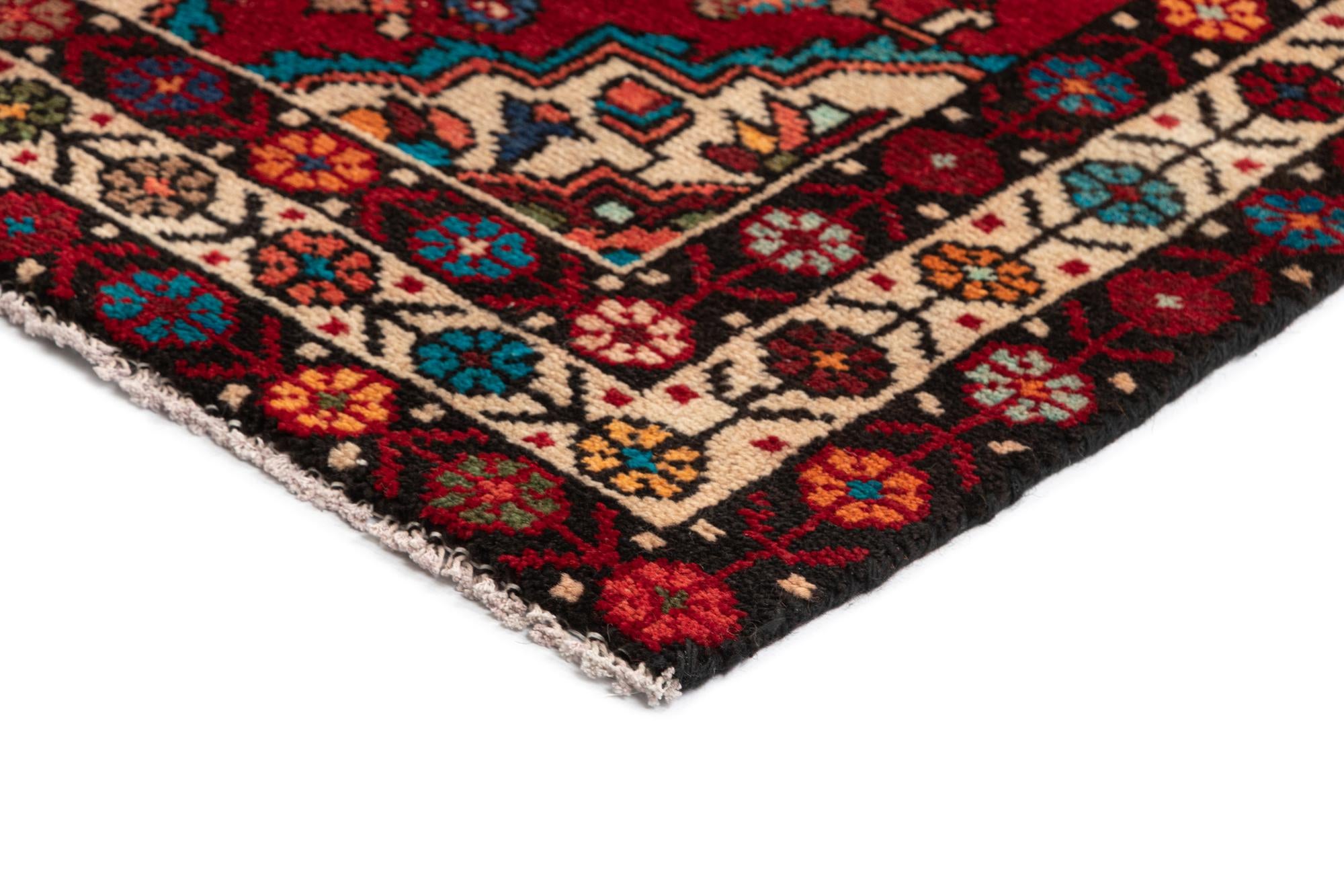 2' 5 x 9' 11 Hamedan Wool Runner Rug