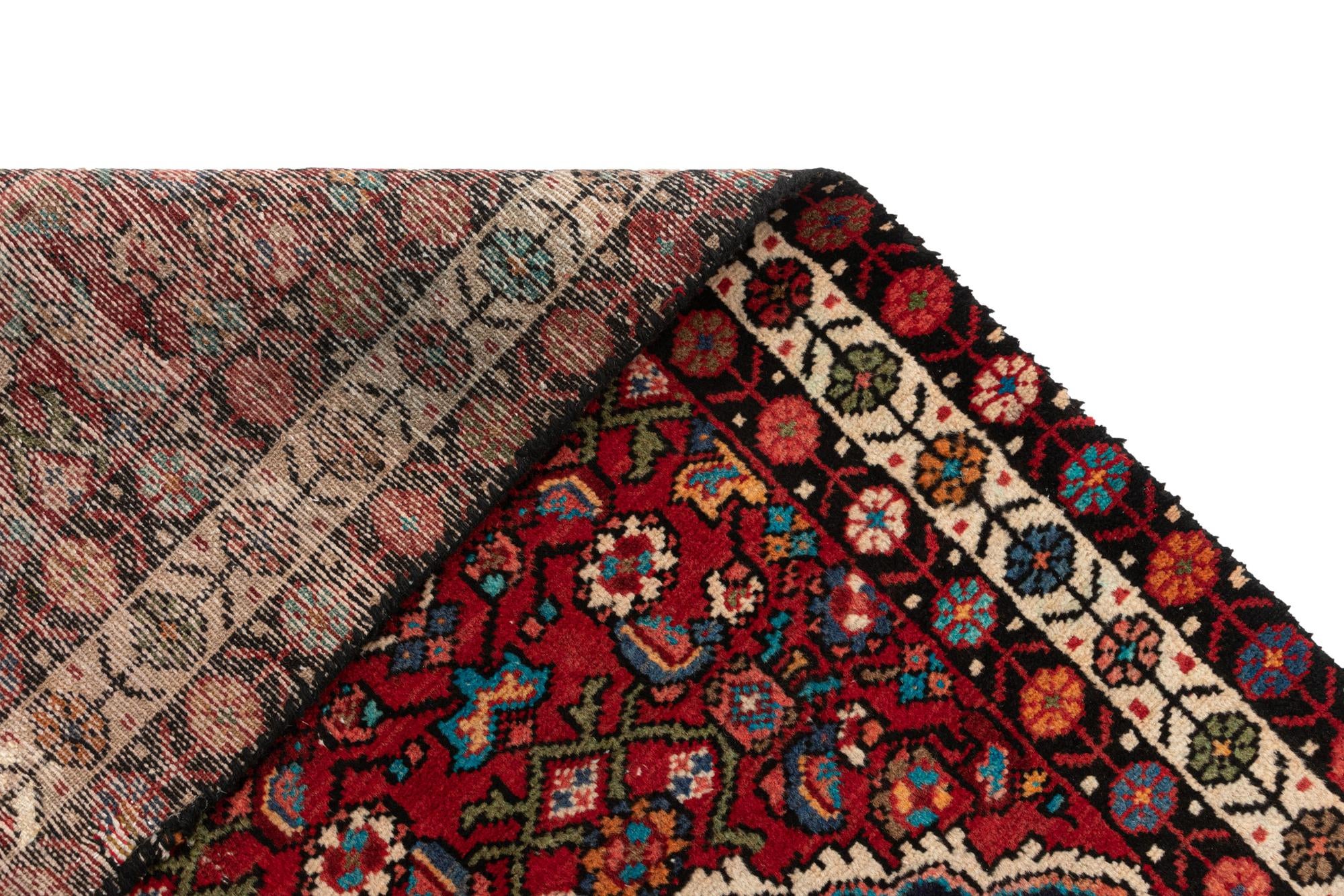2' 5 x 9' 11 Hamedan Wool Runner Rug