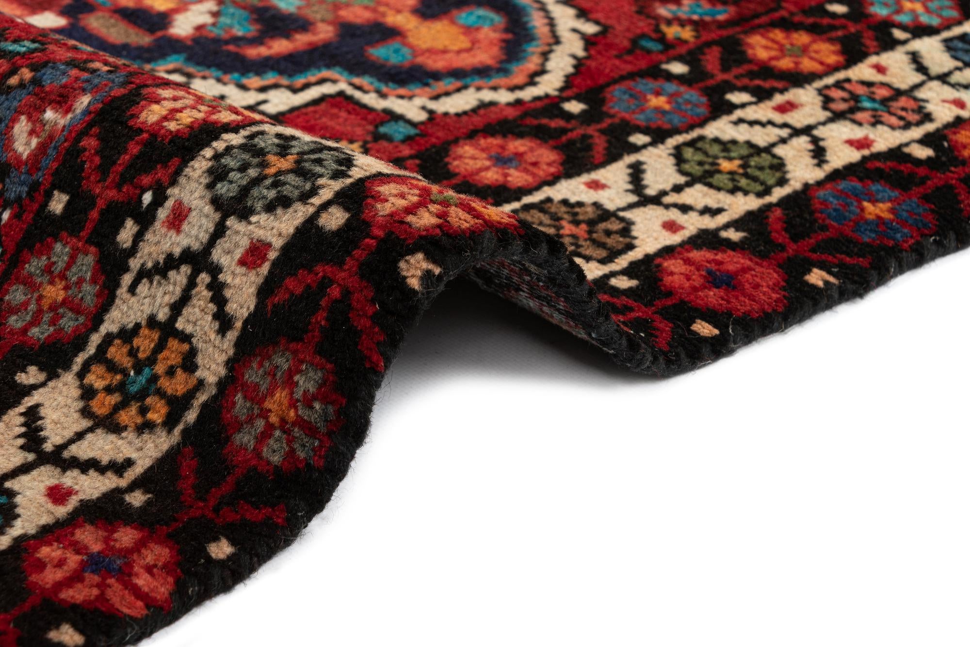 2' 5 x 9' 11 Hamedan Wool Runner Rug