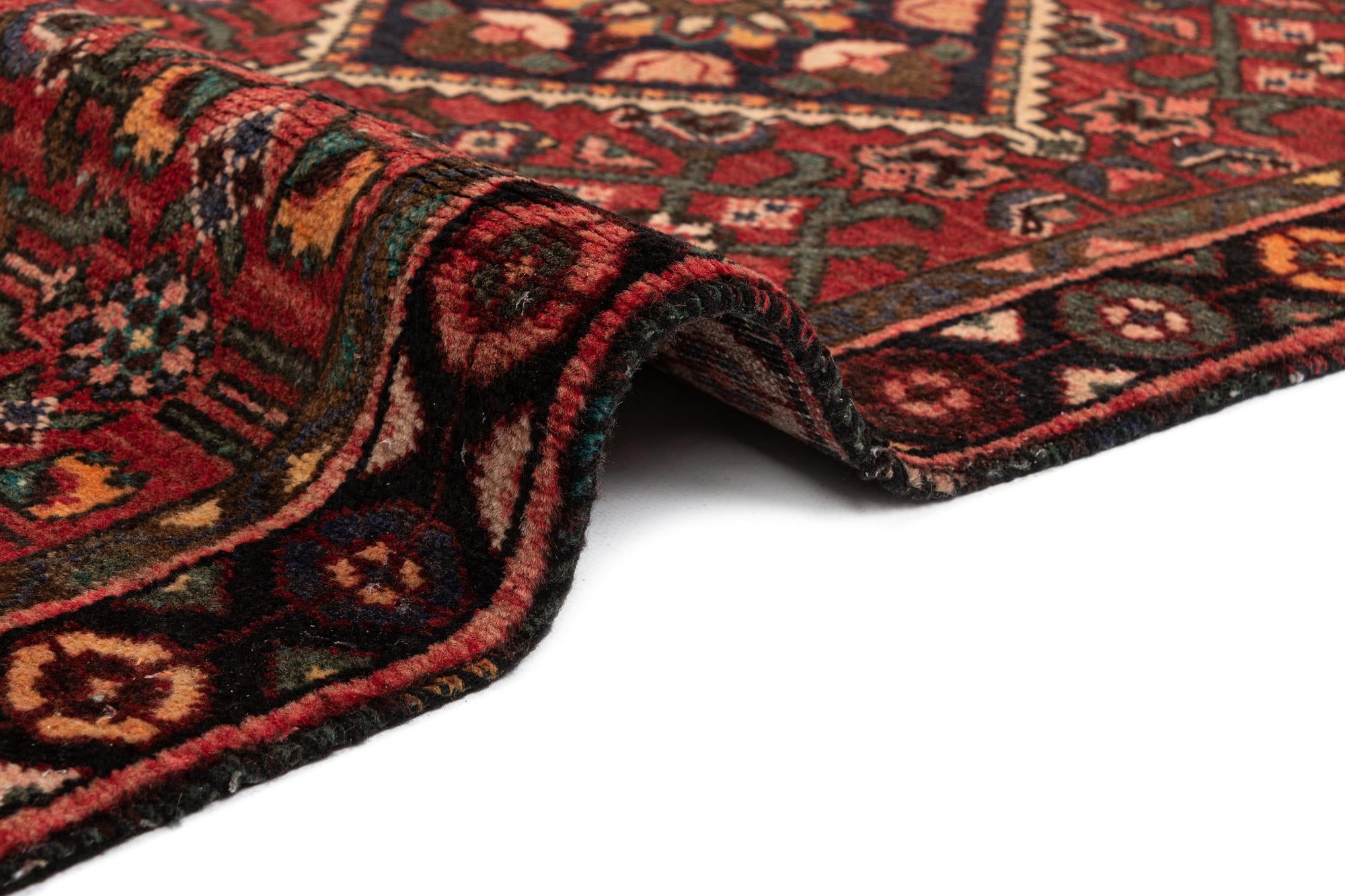 2' 7 x 9' 5 Hamedan Wool Runner Rug