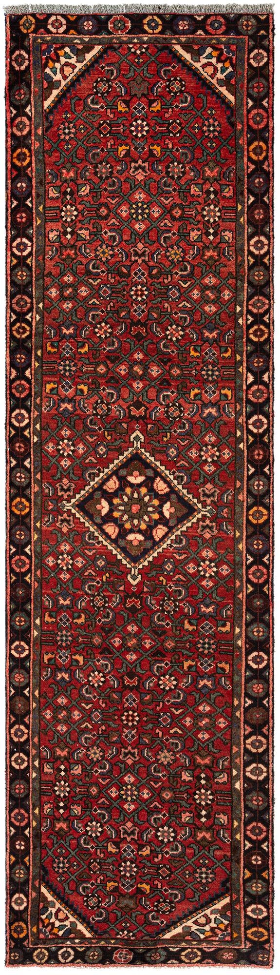 2' 7 x 9' 5 Hamedan Wool Runner Rug