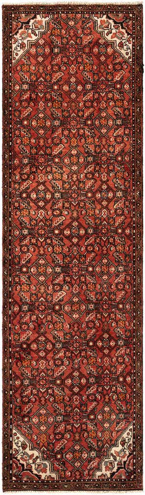 2' 9 x 9' 7 Hamedan Wool Runner Rug