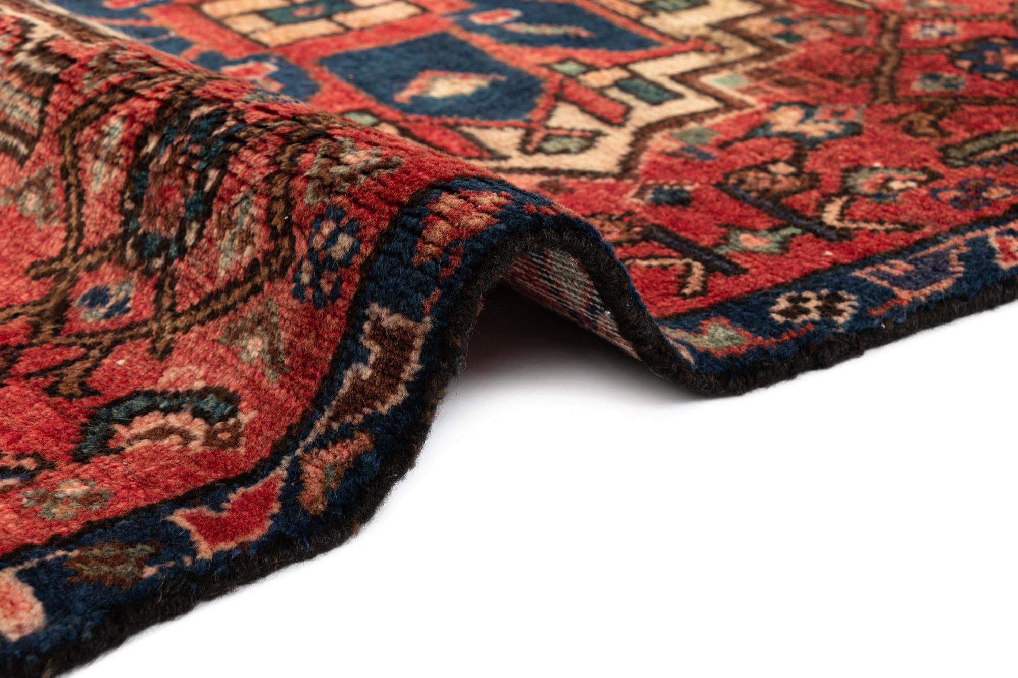 2' 8 x 9' 7 Hamedan Wool Runner Rug