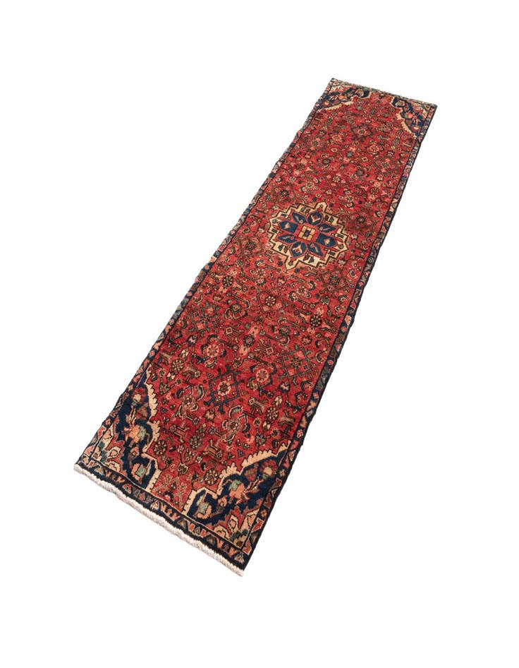 Detail image of 2' 8 x 9' 7 Hamedan Wool Runner Rug