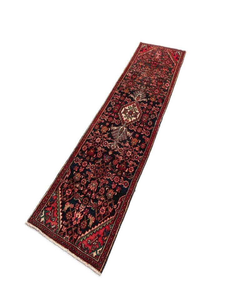 Detail image of 2' 7 x 9' 4 Hamedan Wool Runner Rug