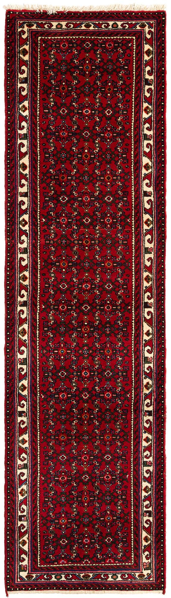 2' 8 x 9' 11 Hamedan Wool Runner Rug