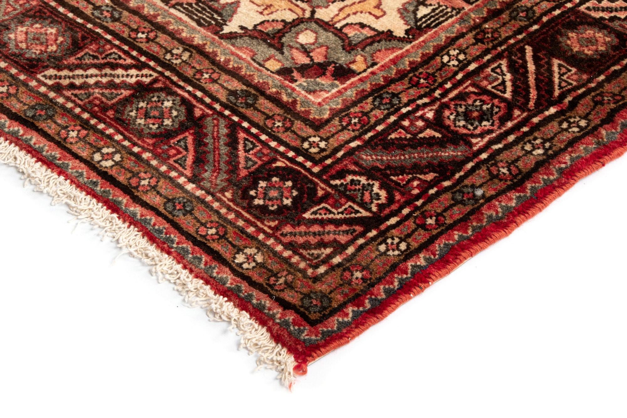 5' 7 x 11' 6 Hamedan Wool Runner Rug