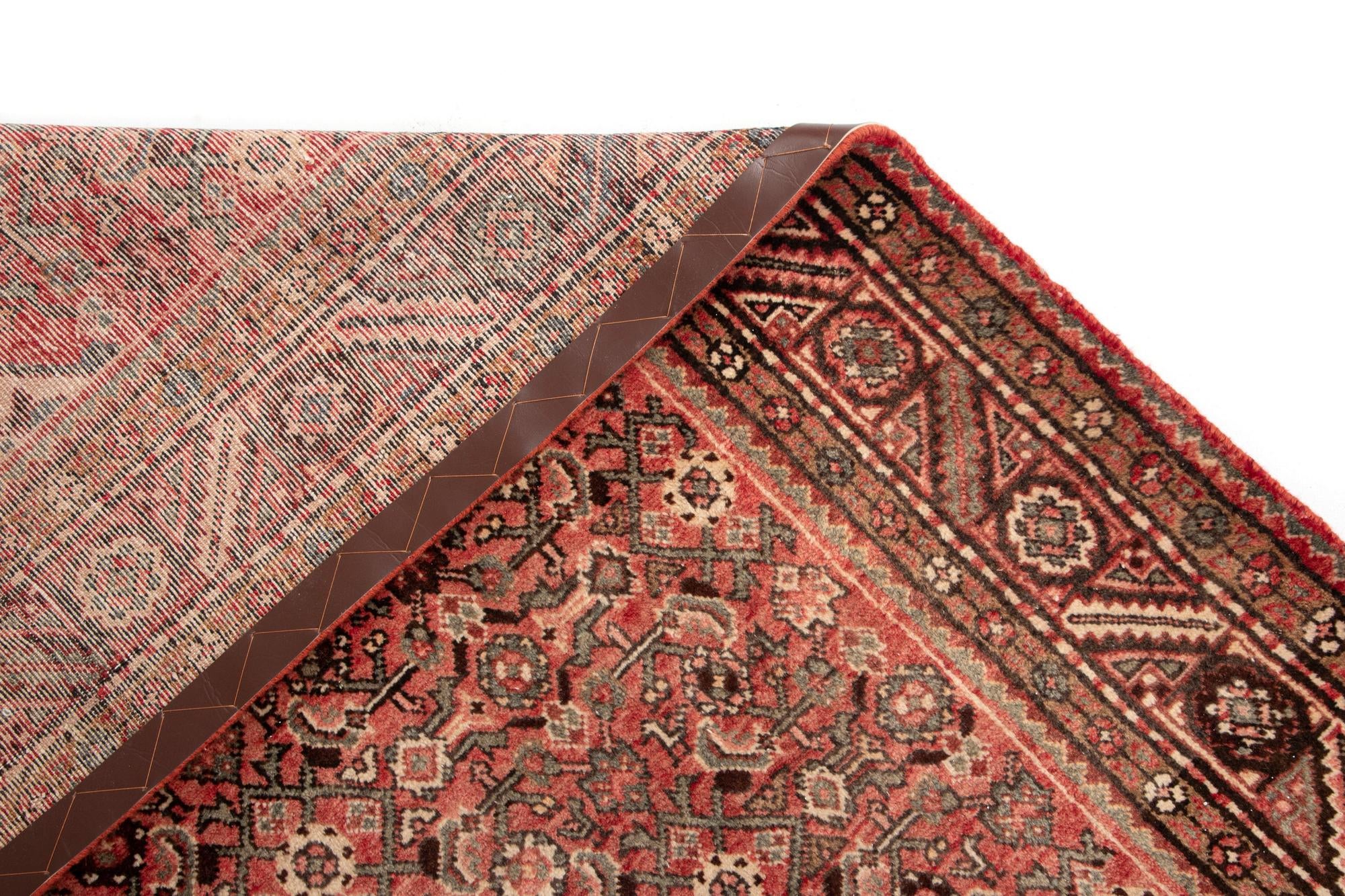 5' 7 x 11' 6 Hamedan Wool Runner Rug