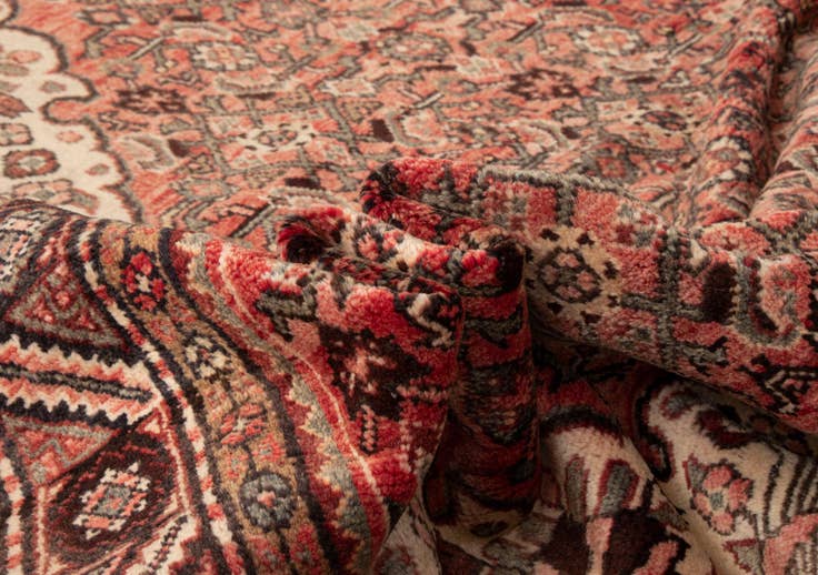 Detail image of 5' 7 x 11' 6 Hamedan Wool Runner Rug