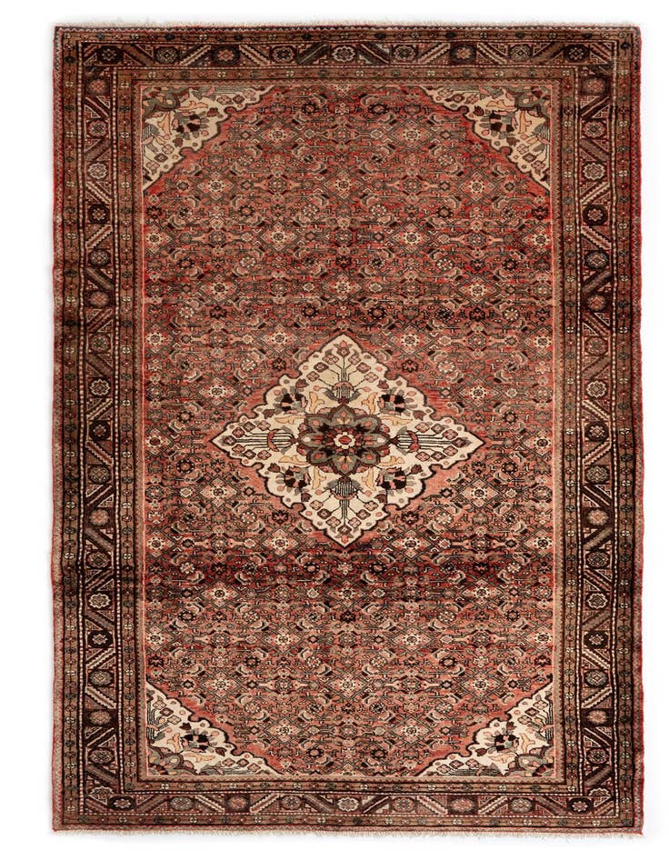 Detail image of 5' 7 x 11' 6 Hamedan Wool Runner Rug