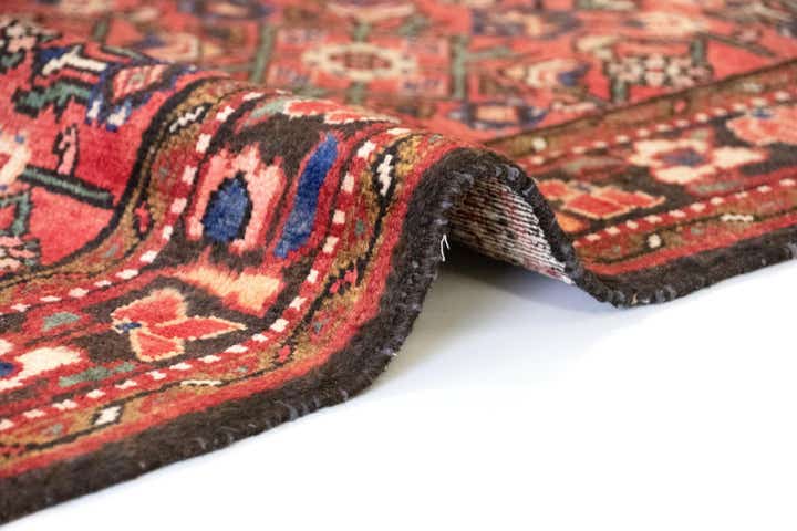 3' 6 x 9' 8 Hand Knotted Hamedan Persian Runner Rug