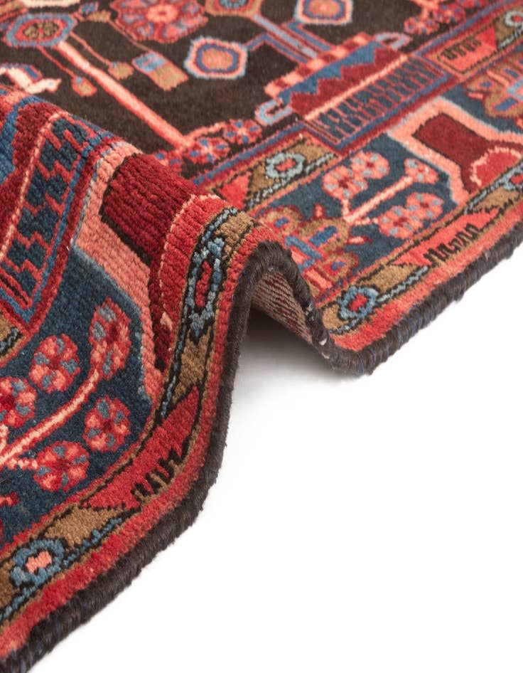 Detail image of 3' 10 x 15' 3 Hamedan Runner Rug