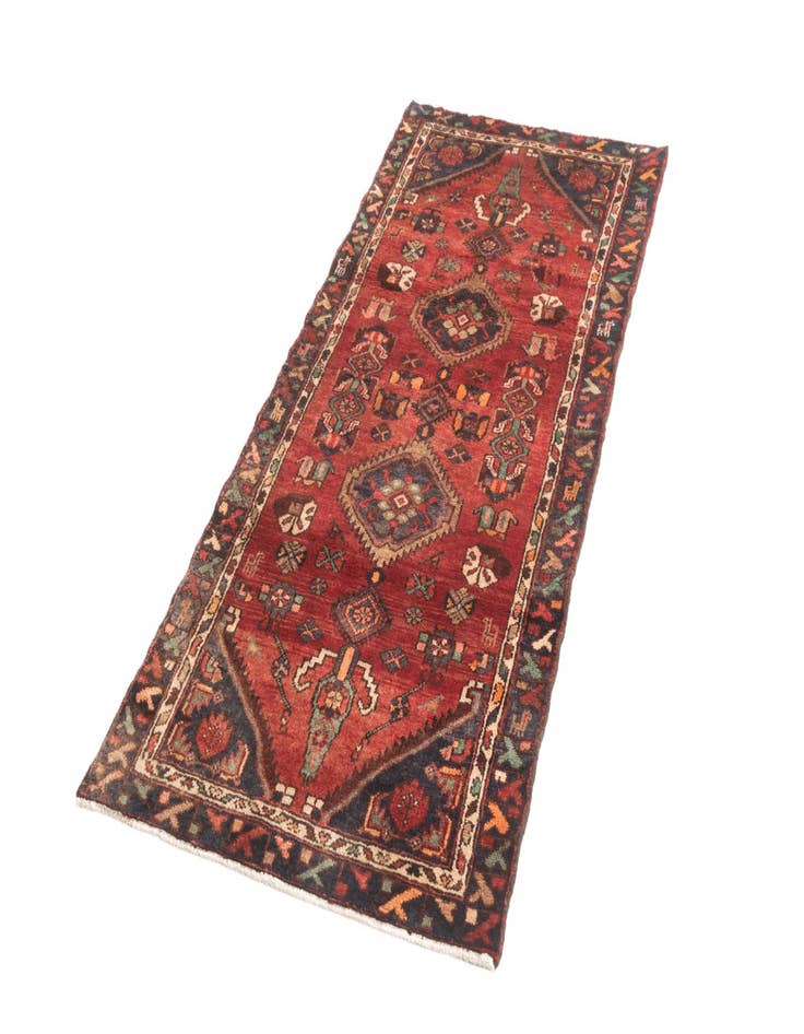 Detail image of 3' 2 x 6' 8 Hamedan Runner Rug