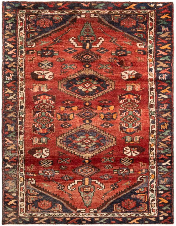 Detail image of 3' 2 x 6' 8 Hamedan Runner Rug