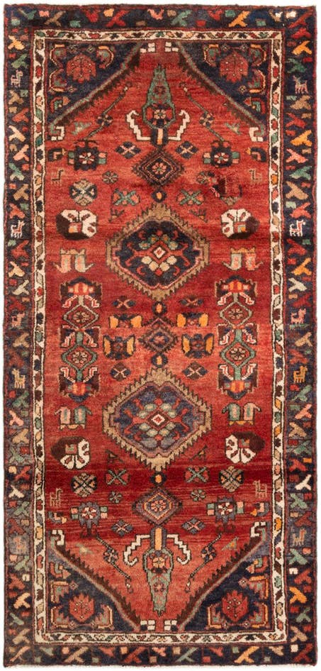 Detail image of 3' 2 x 6' 8 Hamedan Runner Rug