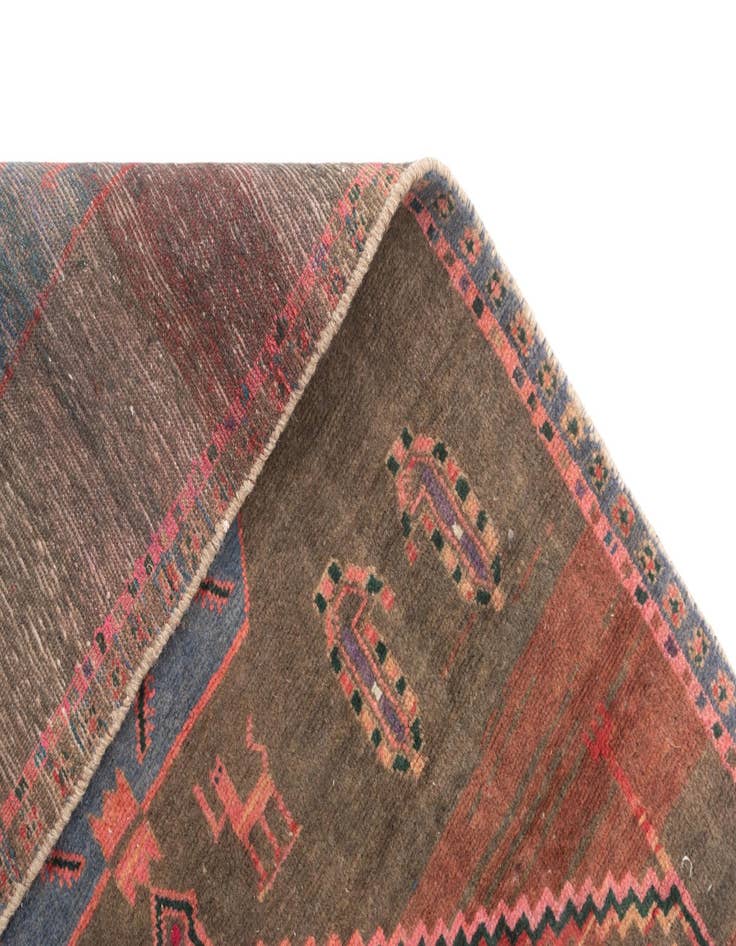 Detail image of 4' x 13' 6 Hamedan Runner Rug