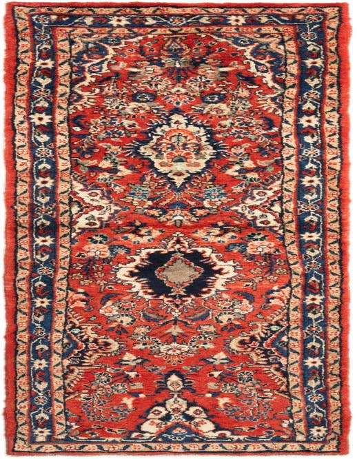 Detail image of 2' 5 x 7' 1 Hamedan Runner Rug