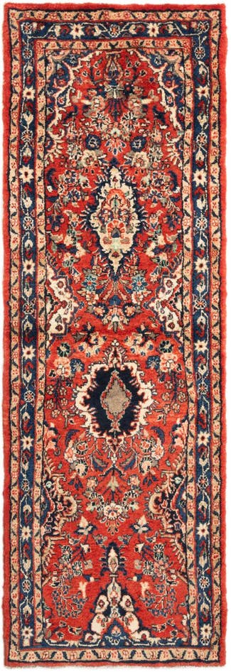 Detail image of 2' 5 x 7' 1 Hamedan Runner Rug