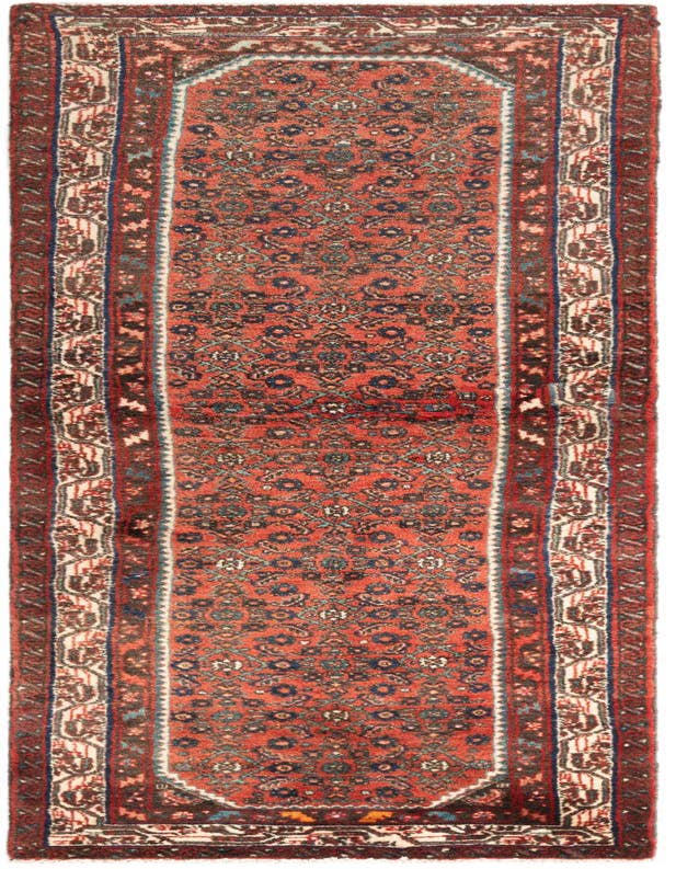 Detail image of 2' 6 x 8' 5 Hamedan Runner Rug