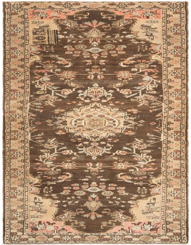 Detail image of 3' 6 x 11' 9 Hamedan Runner Rug