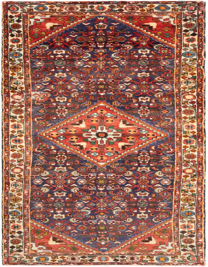 Detail image of 3' 4 x 10' 2 Hamedan Runner Rug