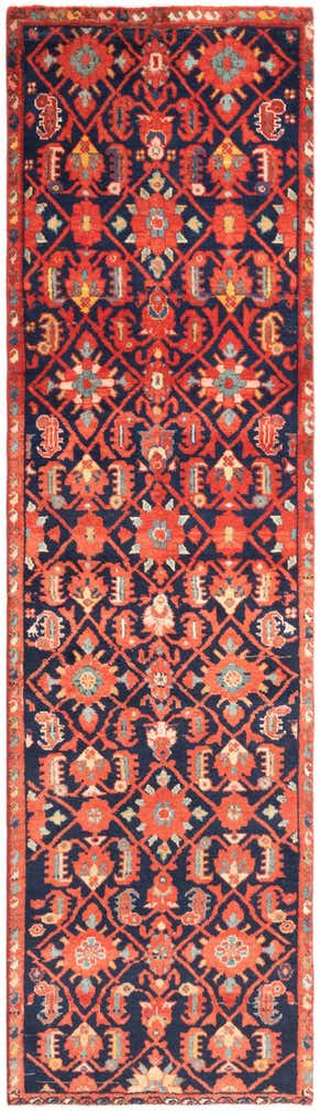 2' 7 x 9' 9 Hamedan Runner Rug