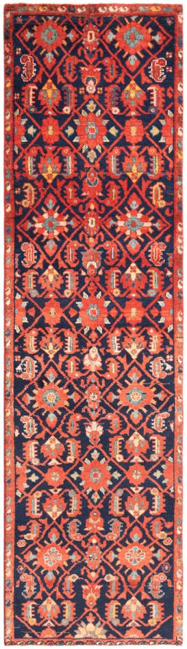 Detail image of 2' 7 x 9' 9 Hamedan Runner Rug