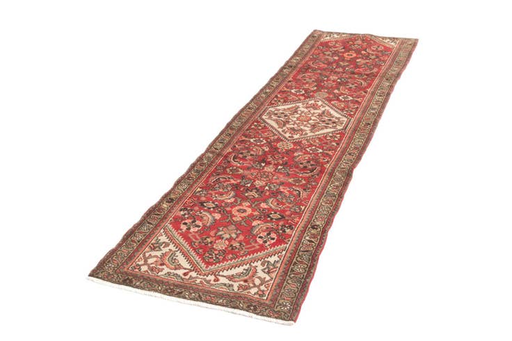Detail image of 2' 6 x 8' 11 Hamedan Runner Rug