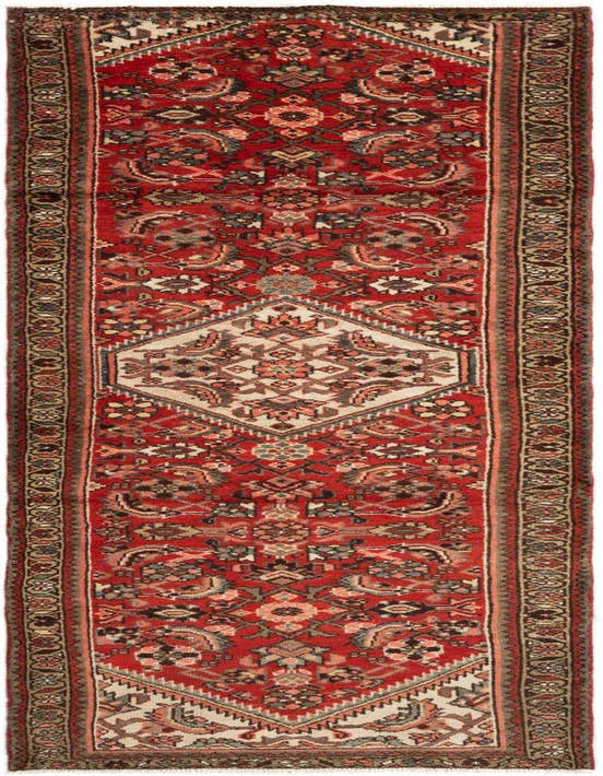 Detail image of 2' 6 x 8' 11 Hamedan Runner Rug