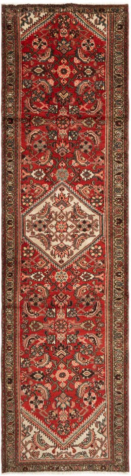 Detail image of 2' 6 x 8' 11 Hamedan Runner Rug
