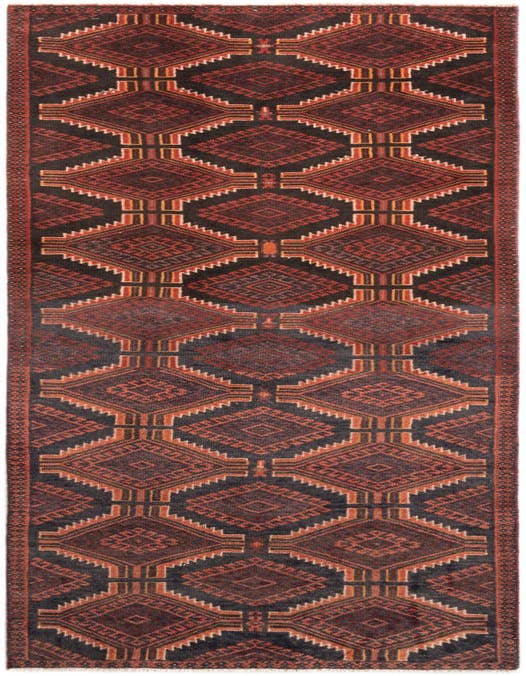 Detail image of 2' 4 x 6' 10 Hamedan Runner Rug