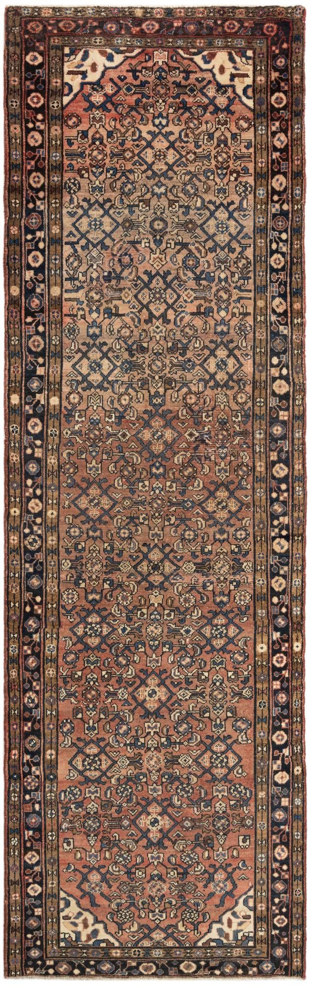 3' 3 x 10' 9 Hamedan Runner Rug