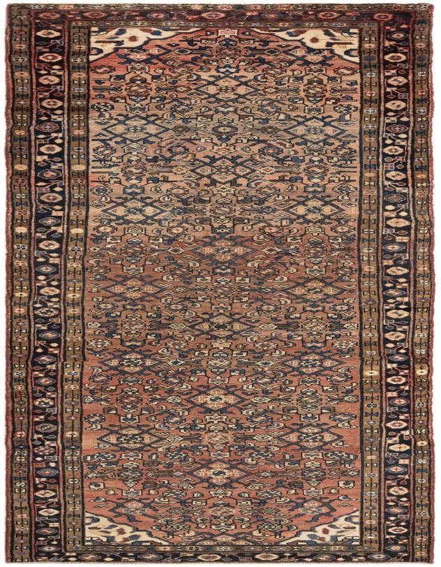 Detail image of 3' 3 x 10' 9 Hamedan Runner Rug
