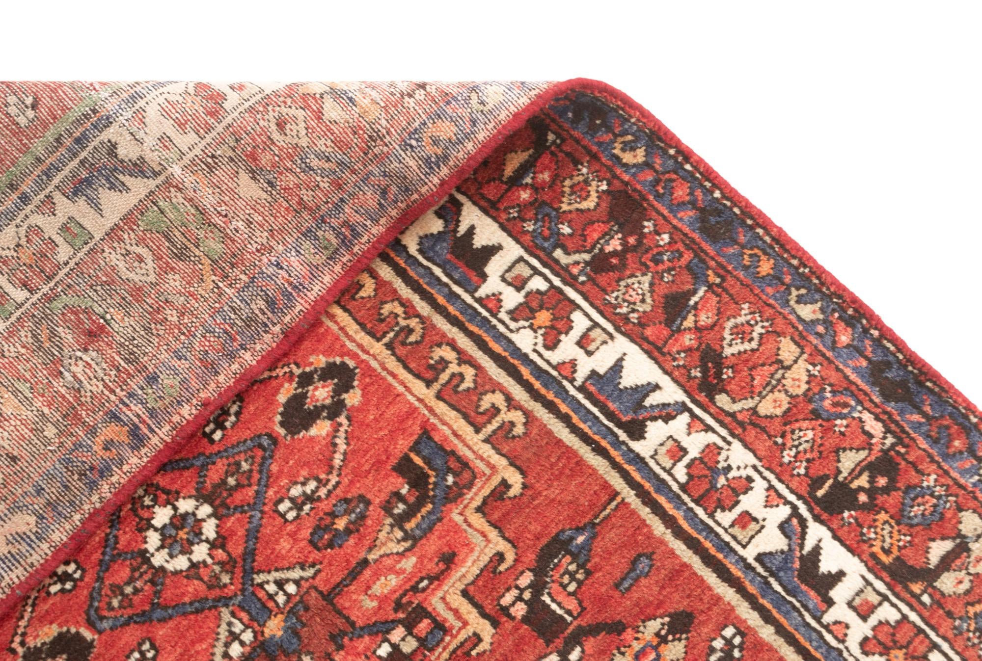3' 3 x 10' 4 Hamedan Runner Rug