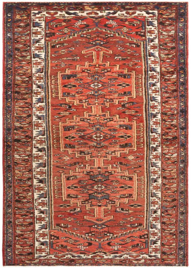 3' 3 x 10' 4 Hamedan Runner Rug
