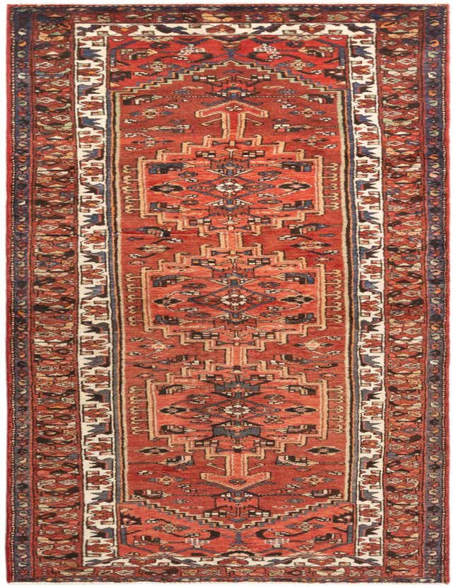 3' 3 x 10' 4 Hamedan Runner Rug