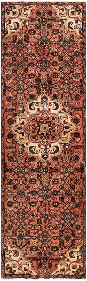 Detail image of 2' 7 x 8' 8 Hamedan Runner Rug