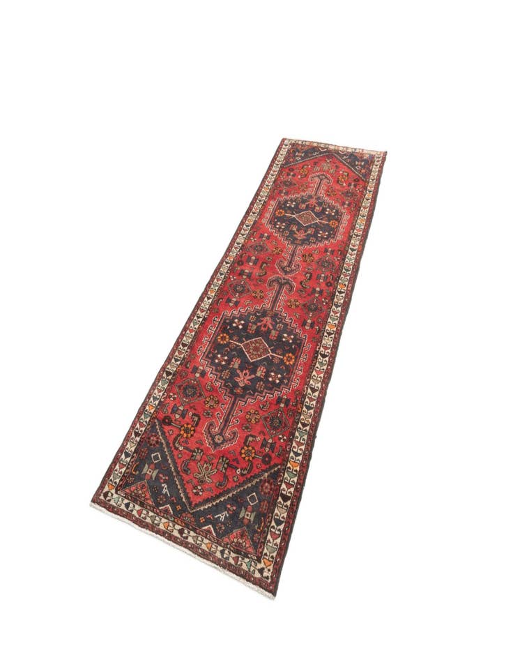 Detail image of 3' 1 x 12' 9 Hamedan Runner Rug