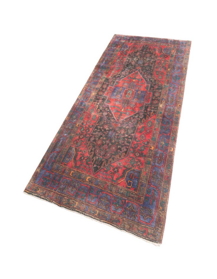 Detail image of 5' 2 x 9' 10 Hamedan Runner Rug