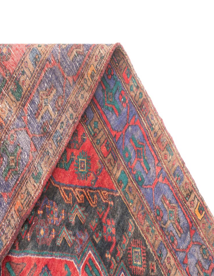 Detail image of 5' 2 x 9' 10 Hamedan Runner Rug